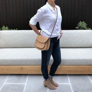 KC Jagger Leather Crossbody Saddlebag